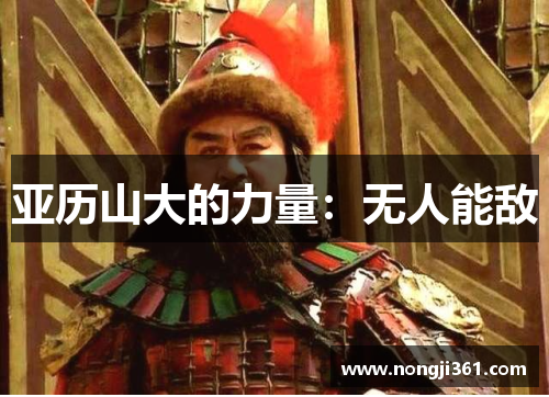 亚历山大的力量：无人能敌